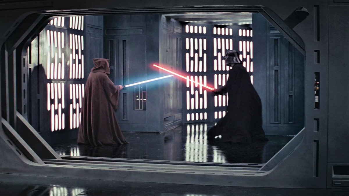 sw_tweets's tweet photo. 'A New Hope' (1977) // 'The Last Jedi' (2017)

'He's doing this for a reason, he's stalling so we can escape'

#StarWars | 📷 @starwarspassion https://t.co/HXlz7VDDMP