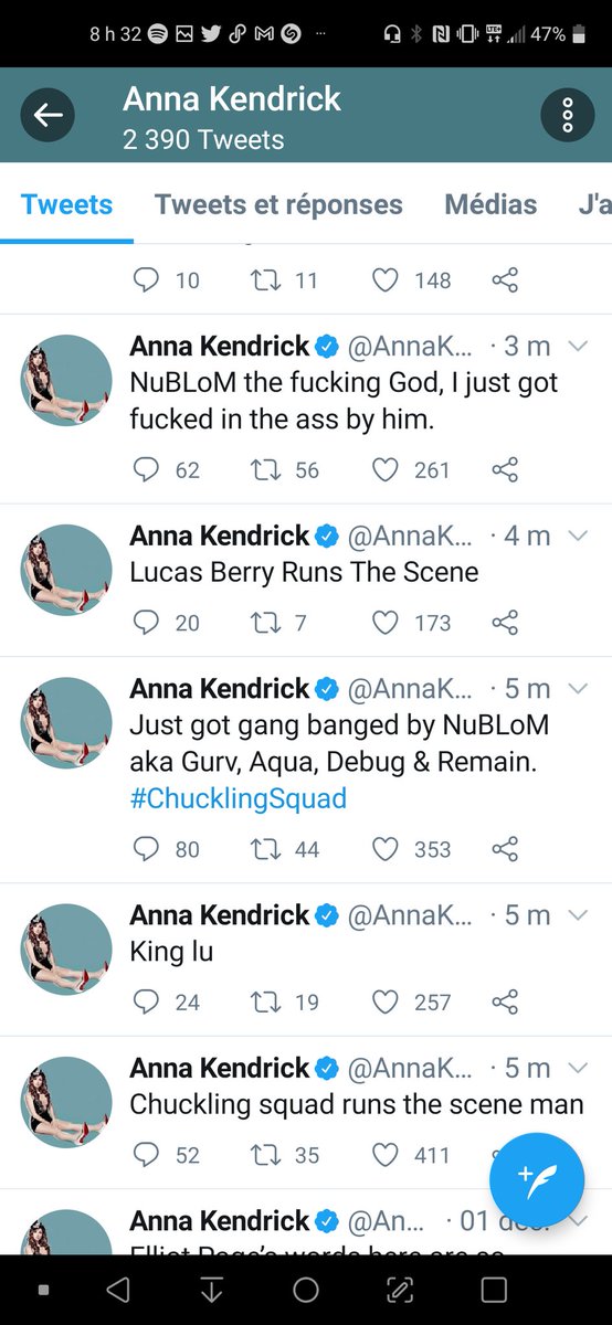 MarielleSanon's tweet photo. I think Anna Kendrick got drafted into a gang #chucklesquad ๐๐ https://t.co/w5u9l1pyjD