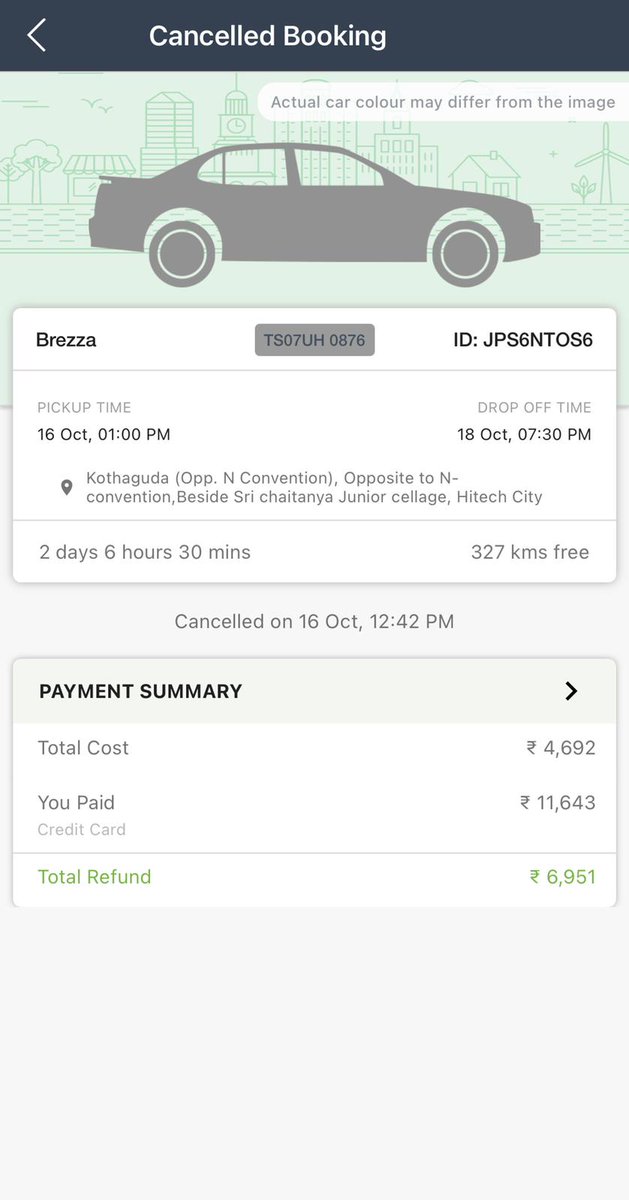 harshitjain's tweet photo. @ZoomCarIndia Like thousands of other zoomcar users I am also stuck in the zoomcar refund scam and not getting my refund since more than 2 months. Posting one of the receipt.
@ZoomCarIndia FAQ page says refund in 30 days. When do I get mine? #BreakOfCustomerTrust https://t.co/q0N9sWxyNg