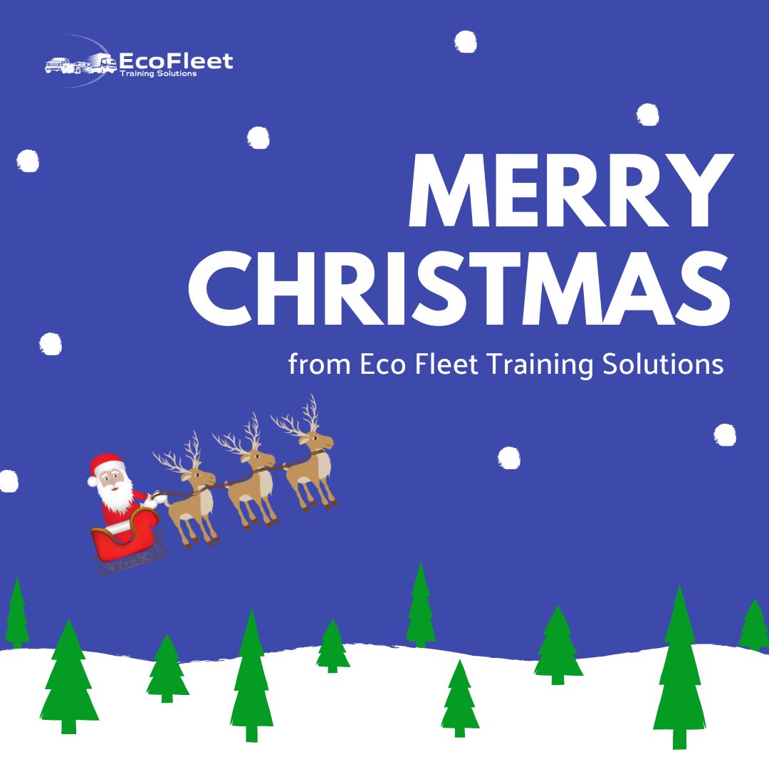 EcoFleetDriver's tweet photo. Merry Christmas from all of us at Eco Fleet Training Solutions! https://t.co/dMJdAwaDYg