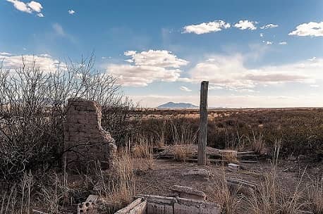 Today the Clanton ranch near Charleston, AZ is can only be marked by a partially standing adobe brick structure on the slight rise that overlooks the former ranch land. There are handful of internet guides and directions to locate the trail that leads to the old homestead.