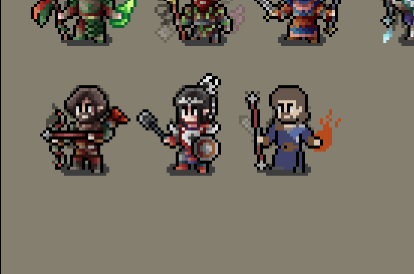 raul_volp's tweet photo. Some late night dnd Baldur's Gate 3 mini tokens drawing. #pixel #pixelart #2dart #2dartist #aseprite #digitalart #pixelartist #gameart #ttpgames #ドット絵 #vttrpg #rpg #ttprpg #dnd #dnd5e #dungeonsanddragons #rpgtokens #roll20 #baldursgate3 https://t.co/W6o2uF6wvE