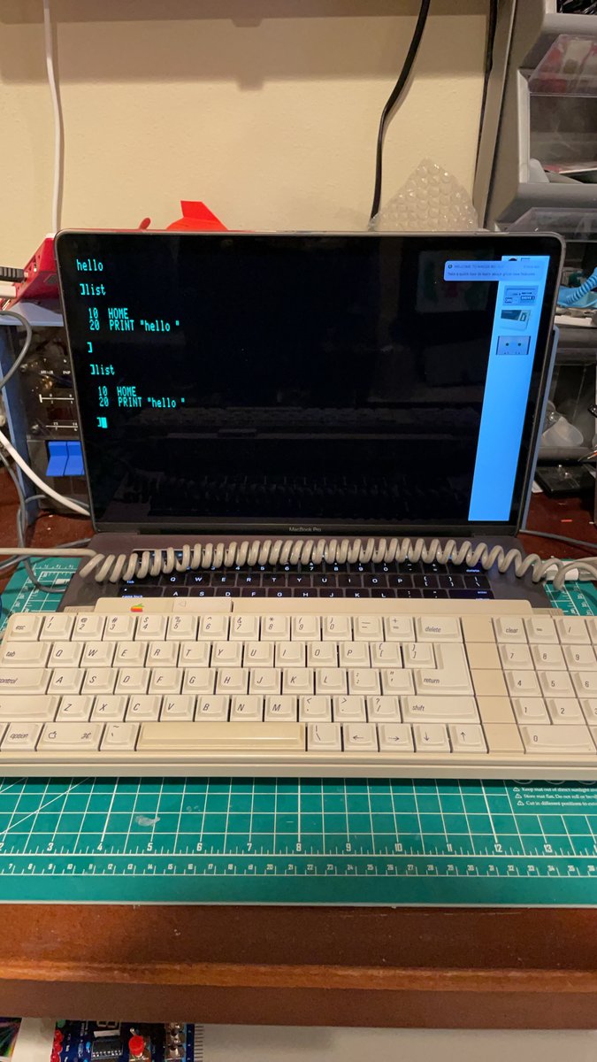 JohnKennedyEsq's tweet photo. More AppleII #retrocomputing adventures. Everything is green and beige! #appleii #appleIIgs #wombat #virtualII https://t.co/iKk9VRuulp