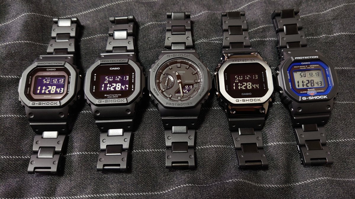 コンポジットバンド×5 真ん中3つは後付け? みんな違ってどれも良い 