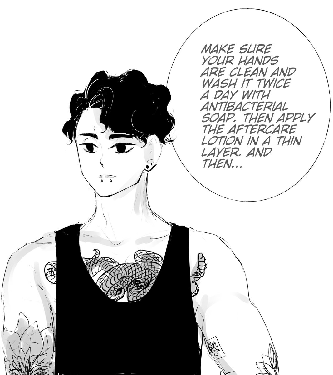 gumihoni's tweet photo. since Kate apparently wanted to bring back the sakuatsu tattoo artist au so badly.... https://t.co/AftkfOPQkW