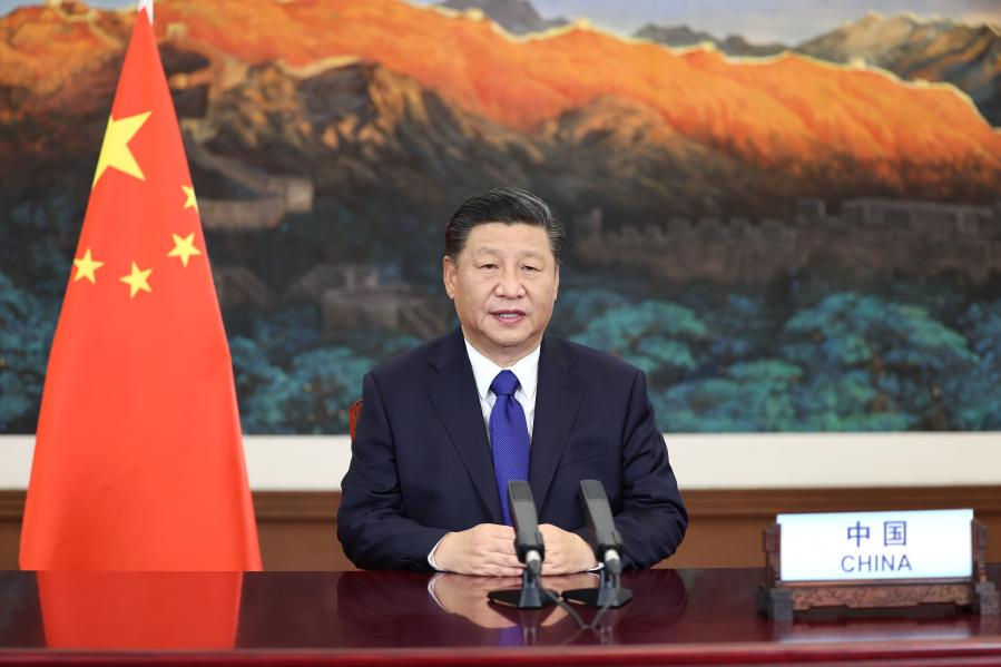 ChinaDaily's tweet photo. President Xi Jinping urged the international community to pursue a new approach to climate governance that highlights green recovery and pledged China's further commitments for 2030 to tackling the global climate challenge. #XiJinping https://t.co/apzFukosNX https://t.co/oe4XUlklVr