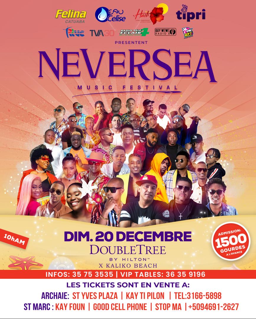 neversea_ht's tweet photo. Moun akayè ak semak al pran tikè pa nou !!! Points de vente :

Archaie 
St Yves Plaza kay ti pilon 
Tél.: +50931665898
———————
St Marc 
Kay foun 
Good Cell Phone Stop Ma
Tél.: +5094691-2627 
.
#NEVERSEAHT #DEC20 #SEAYOU https://t.co/Dx5qOVuuVW