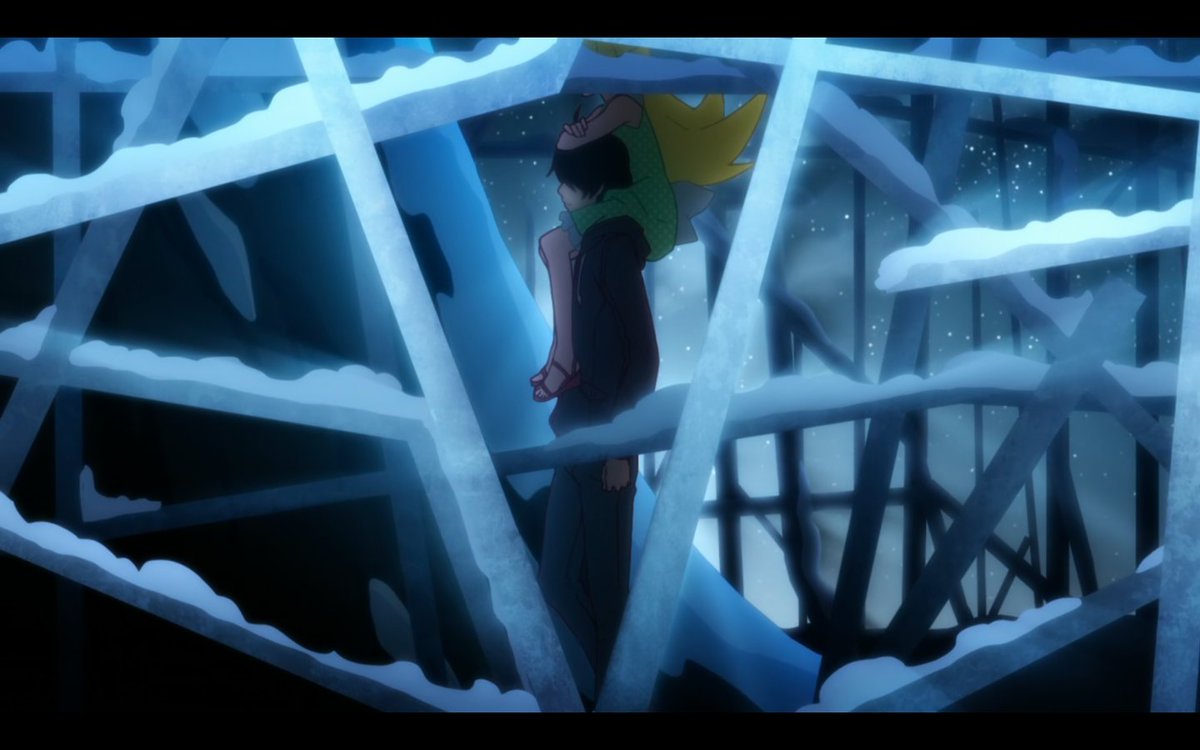 -e same. This thread is getting a bit too long so I'll say a few things about Tsukimonogatari because I also finished it. I like Araragi's development here as we see him more mature. I love the fact that he does not regret his actions but comes to accept them. Ononoki