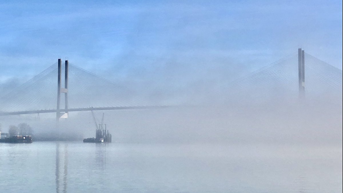 This morning on River Road #Delta