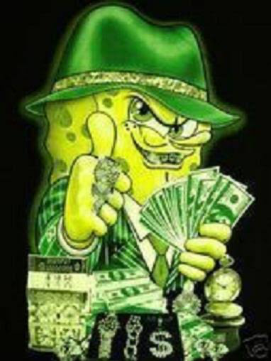 47. "Gangster SpongeBob"