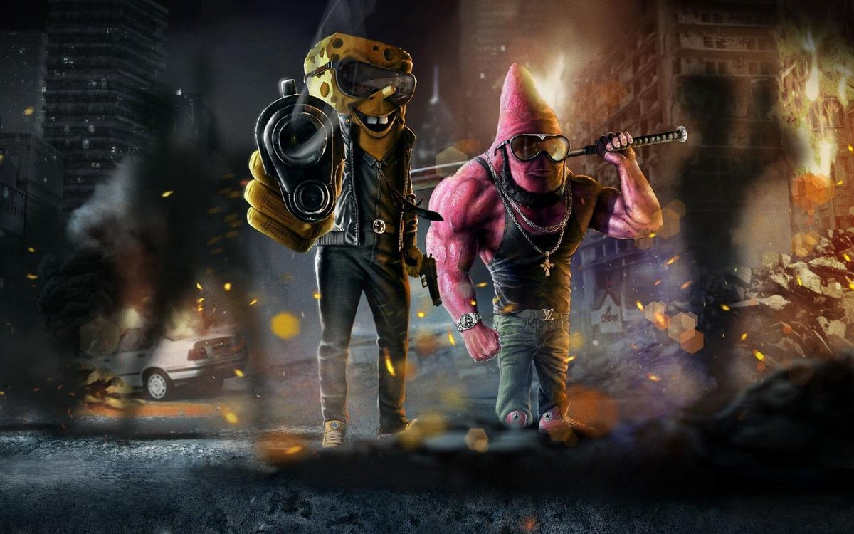 47. "Gangster SpongeBob"