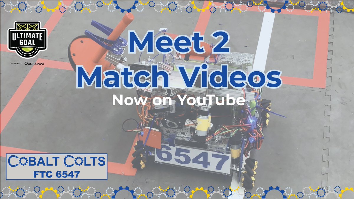 Meet 2 was a success! We put up 3 scores of 144 today, which is a high score for our team! Check out our matches here: 

youtube.com/playlist?list=…

<a href="/FTCTeams/">FIRST Tech Challenge</a> <a href="/FTCMO/">FIRST Tech Challenge - MO/KS</a> #ultimategoal #ftc #firsttechchallenge #firstrobotics #design #omgrobots
