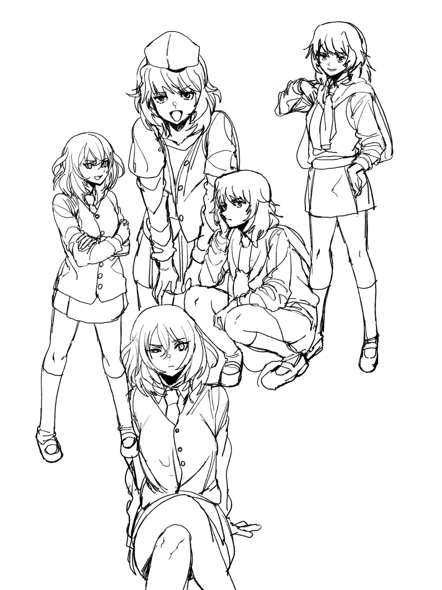 1時間で好きなだけ好きな女を描く。 