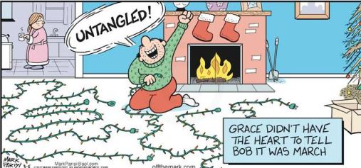 LaQuintaCA's tweet image. Untangling strands of #Christmas lights . . . it takes as LONG as it takes

#ChristmasTreeLights 

#Untangled

#HolidayStress