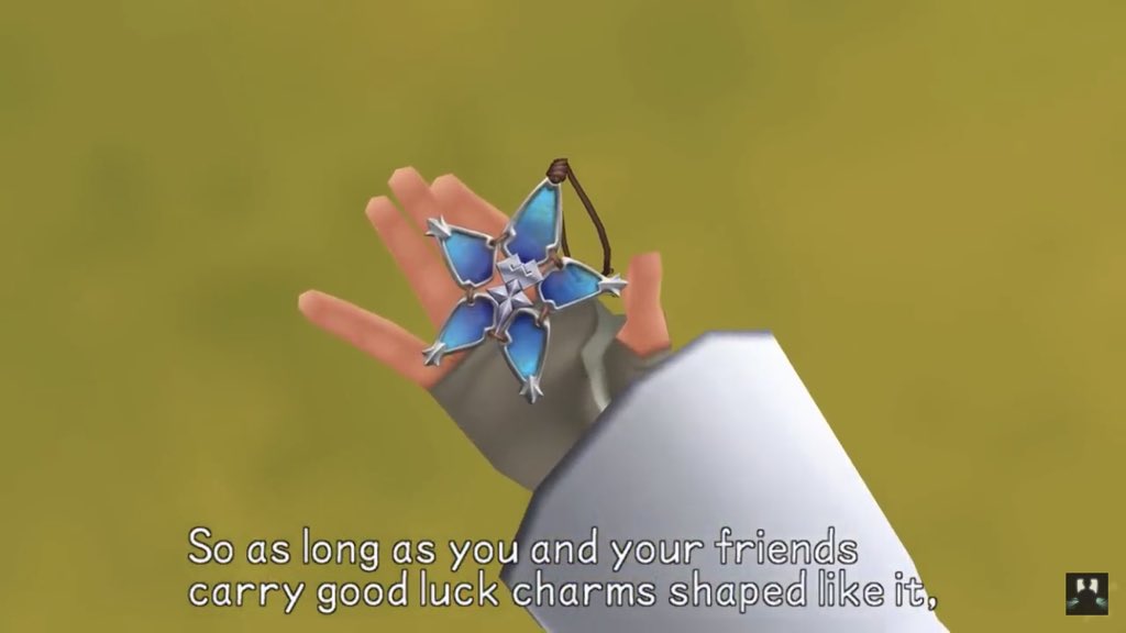 Then we get to BBS, and another view of the paopu is shown to us. Aqua states that the fruit represents an unbreakable connection and makes charms for her friends inspired by it.