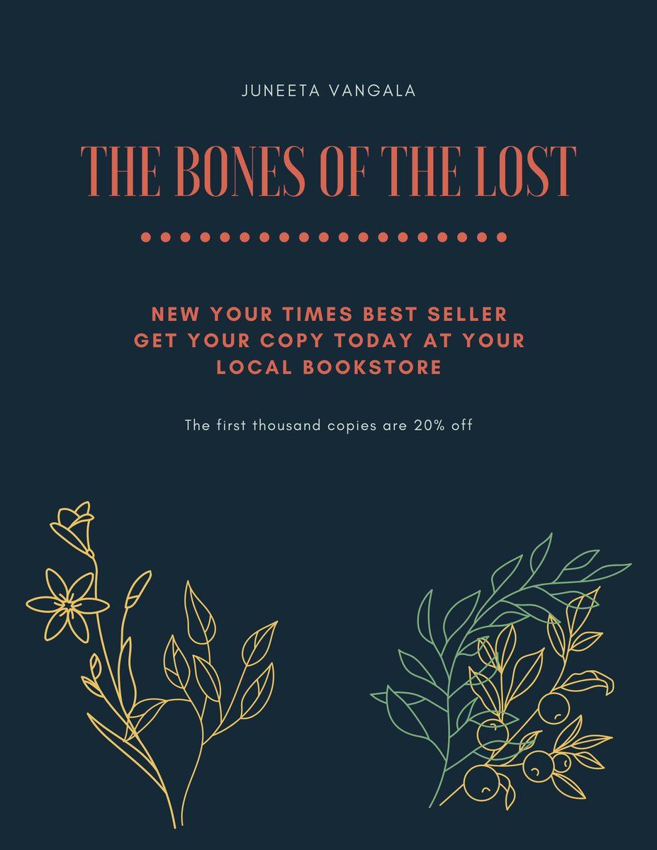 techbytesorg's tweet image. Marketing promos made by our student Juneeta for her book &quot;The Bones of the Lost&quot; from our Digital Marketing workshops.

#m2mtechbytes #codeai #codeempower #designthinking #animation #graphics #100DaysOfCode #100DaysOfDesign #GirlsWhoCode #GirlsWhoDesign