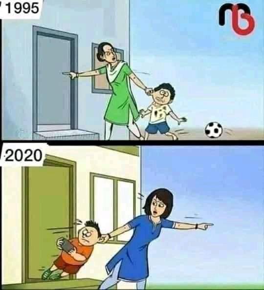 alvinfoo's tweet photo. 1995 vs 2020: how time has changed😁 https://t.co/WTXSoYaLmH