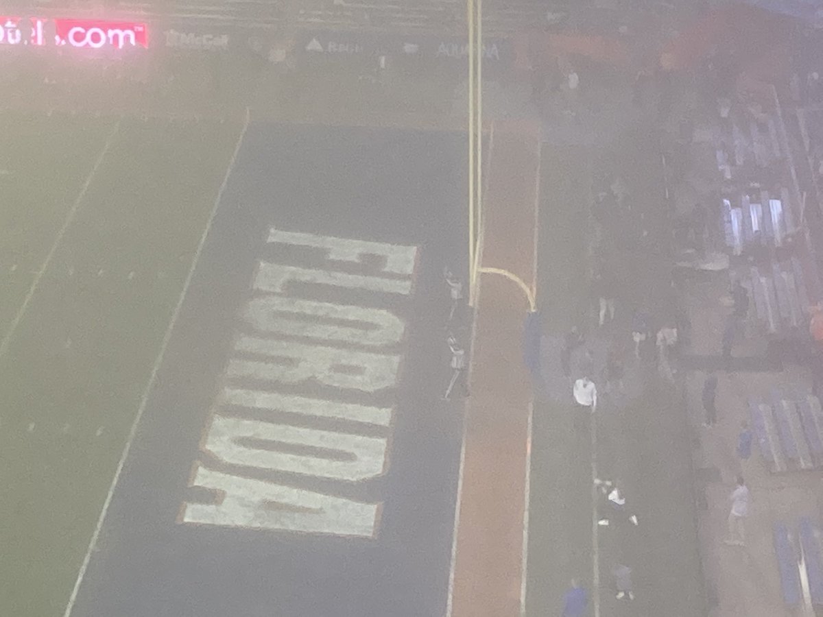 57-YARD FIELD GOAL IN AN APOCALYPTIC FOG! #LSU leads 37-34 with :23 left.