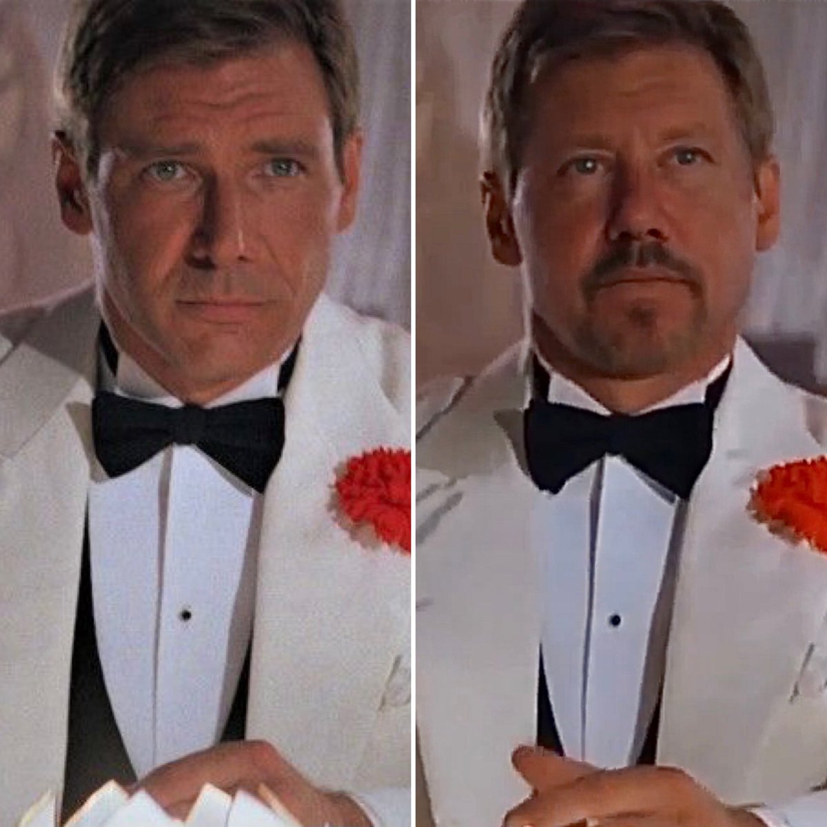 Who wore it better? 🤣 #reface is fun and a bit creepy. #refaceapp #deepfake <a href="/HarrisonFordLA/">Harrison Ford</a>