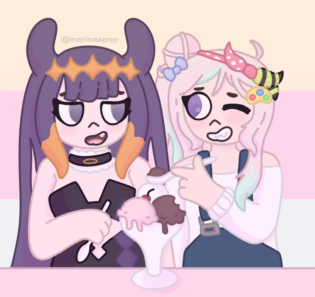 sanaaumi's tweet photo. they are just eating ice cream in winter @ninomaeinanis @airaniiofifteen [ #inafi #ioina #ninomaeinanis #Airani_Iofifteen #airaniiofifteen #いなート #inART #IOFORIA #CLIPSTUDIOPAINT #fanart #hololive #hololiveID #hololivefanart #hololiveEnglish ] https://t.co/Lv9Spox3PU