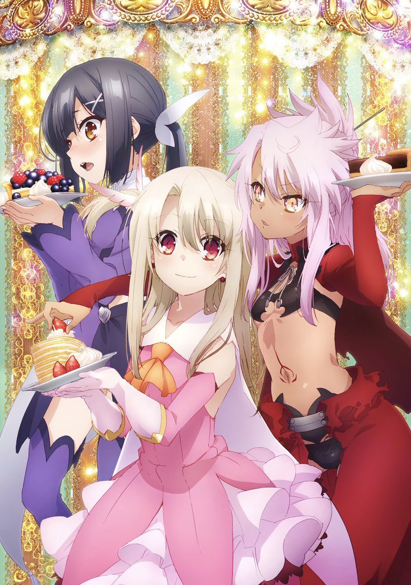 プリズマ☆イリヤ　タペストリー　イリヤ　美遊　クロエ　ツヴァイ ヘルツ!　特典 プリズマ☆イリヤ』イリヤ・美遊・クロエがキュート＆セクシーな