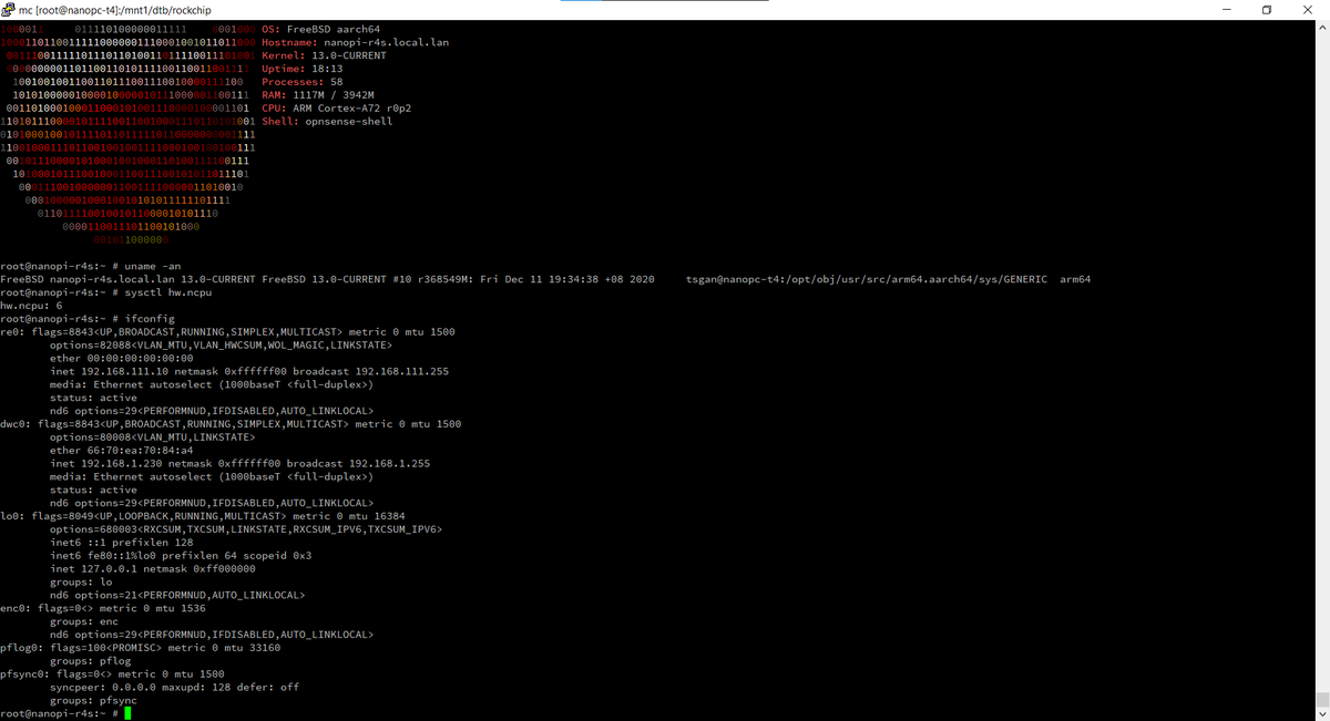 g0mb0's tweet photo. FreeBSD 13.0-CURRENT runs on NanoPI R4S (https://t.co/JYjHCWt15S) https://t.co/ZO0j4eyUU2