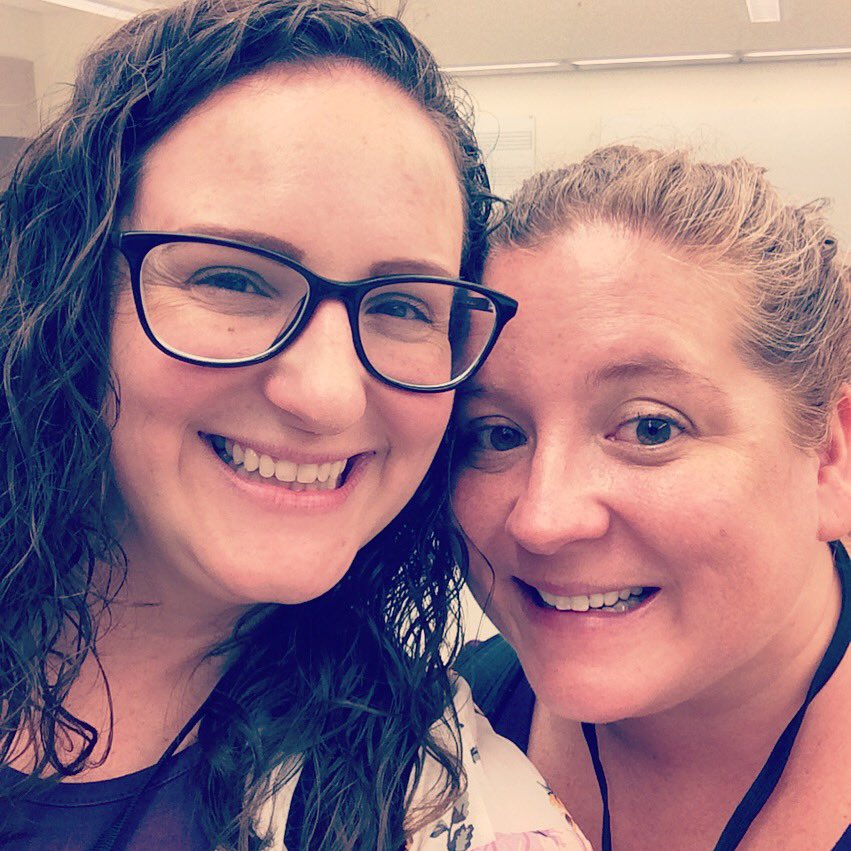 DorothyGlick's tweet photo. @CA_AstroComm I’m on the left with a PhD in Musicology and my @ViolettaDuo partner is on the right with a DMA in Clarinet Performance... we are missing being able to play together in person https://t.co/pvym8YKLoQ