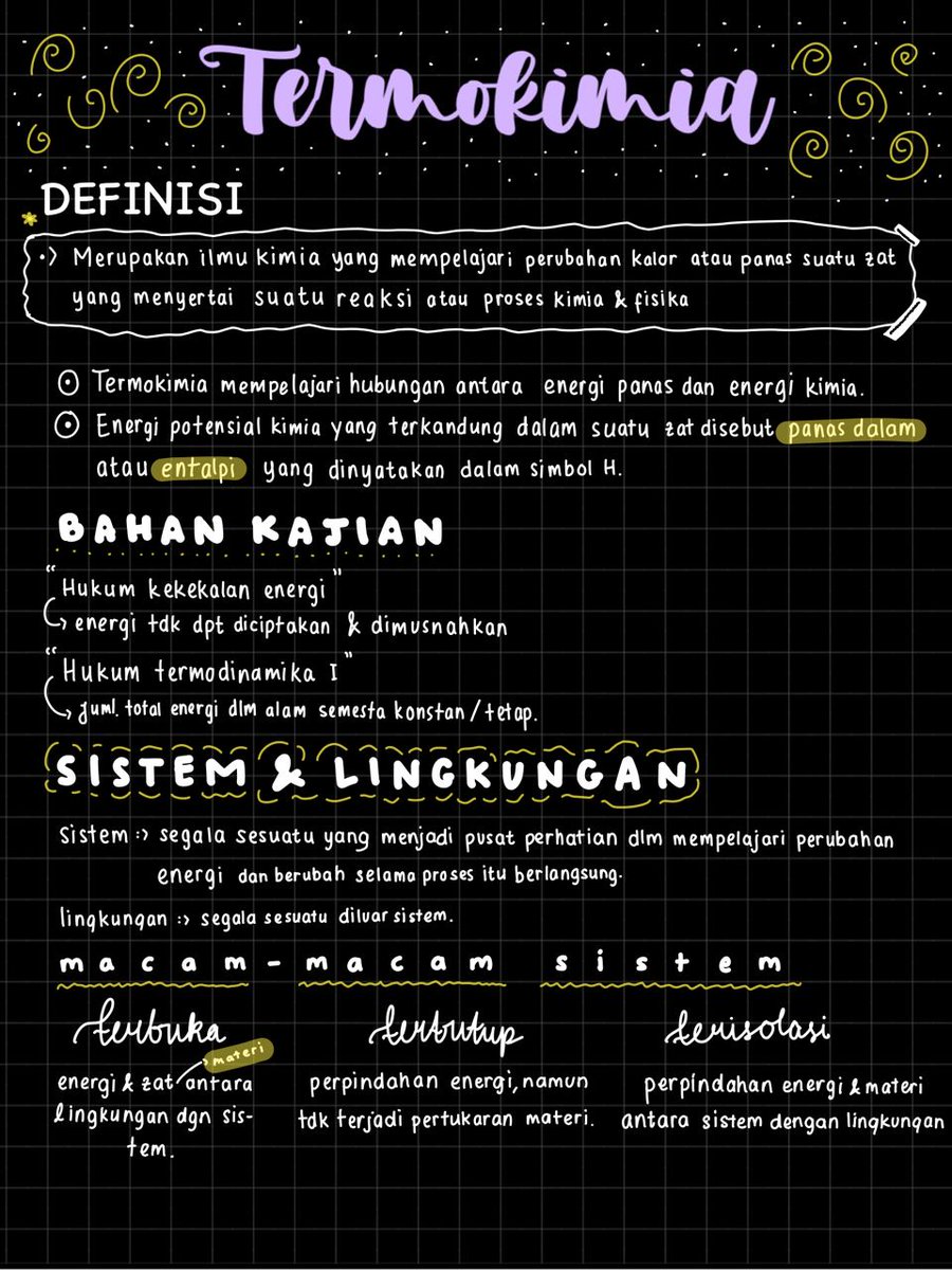 blvinyou's tweet photo. ⚗️ catatan termokimia  ⚗️ https://t.co/1VWAasS4MC