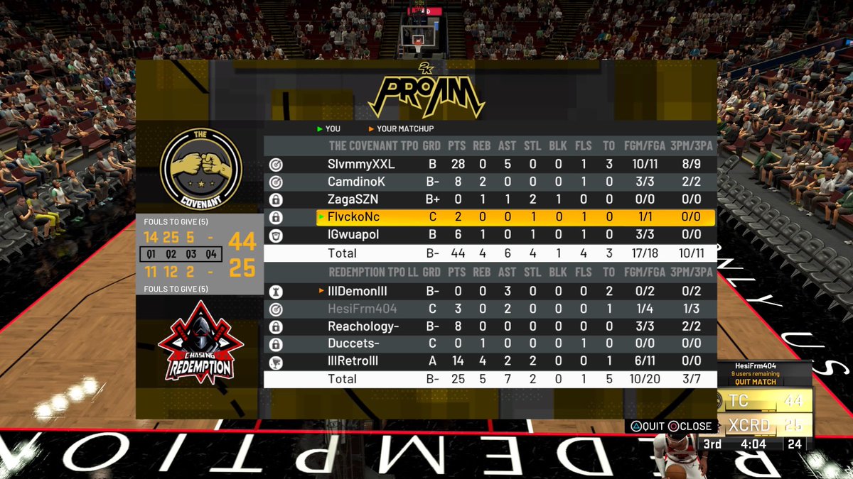 Final Warning (@finalwarning2k) on Twitter photo GGs to @REDEMPTI0N2K as we move onto the final 4 of <a href="/TPOLeague/">Szn13๐</a> Playoffs ๐ฅ
PG: <a href="/Slvmmyy/">LV</a>
SG: <a href="/CamdinoK/">๐๐ถ๐๐โฑ</a>
SF: <a href="/FLVCKONC/">Jai Ka$h ๐งธ</a>
PF: @ZagaSZN
C: <a href="/lGwuapol/">๐ช</a>
<a href="/GsTaR____/">๐ฅถ</a> <a href="/TexasStarrr_/">Jay Epps</a> <a href="/Big_Brudda_PURP/">Coach Purp</a> @RankEm_ GGs to @REDEMPTI0N2K as we move onto the final 4 of <a href="/TPOLeague/">Szn13๐</a> Playoffs ๐ฅ
PG: <a href="/Slvmmyy/">LV</a>
SG: <a href="/CamdinoK/">๐๐ถ๐๐โฑ</a>
SF: <a href="/FLVCKONC/">Jai Ka$h ๐งธ</a>
PF: @ZagaSZN
C: <a href="/lGwuapol/">๐ช</a>
<a href="/GsTaR____/">๐ฅถ</a> <a href="/TexasStarrr_/">Jay Epps</a> <a href="/Big_Brudda_PURP/">Coach Purp</a> @RankEm_