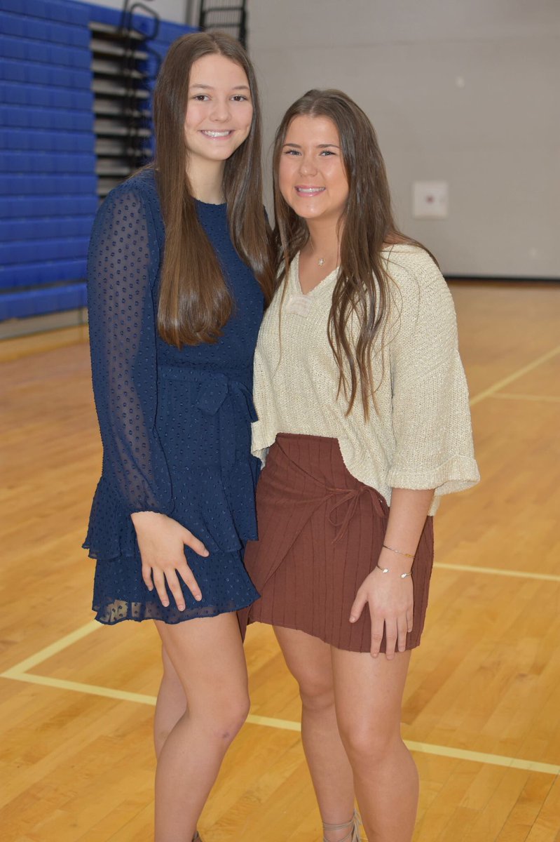 coachbarrett32's tweet photo. We still have a lot of season left to play so I am not getting to emotional yet.  But these 2 are so special and I am glad we were all able to share a big win on Senior Night.  #WeComing 💙💙💙💙💙 https://t.co/RPokInexxH