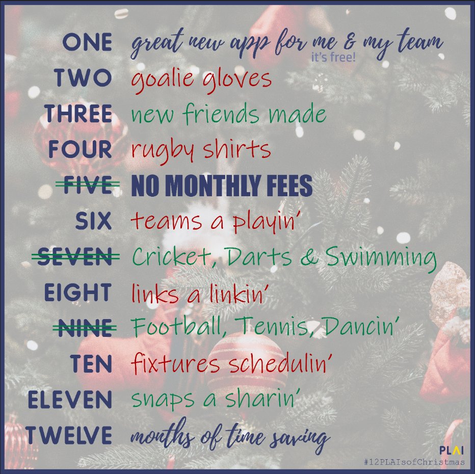 PLAISport's tweet photo. π What did you think of our #12PLAIsofChristmas https://t.co/QYWoh9Jxvh