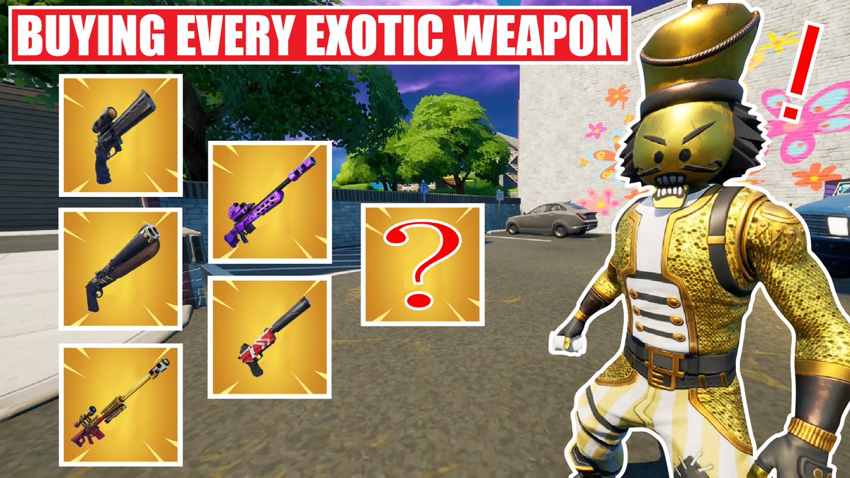 marlzyt's tweet photo. NEW VIDEO OUT NOW! Please give it a watch if you can ๐ RETWEET this for a shoutout! LINK ๐
https://t.co/LpLSCmIegu
#FortniteSeason5 #FortniteArt #ExoticWeapons https://t.co/QkCYUmGi4b