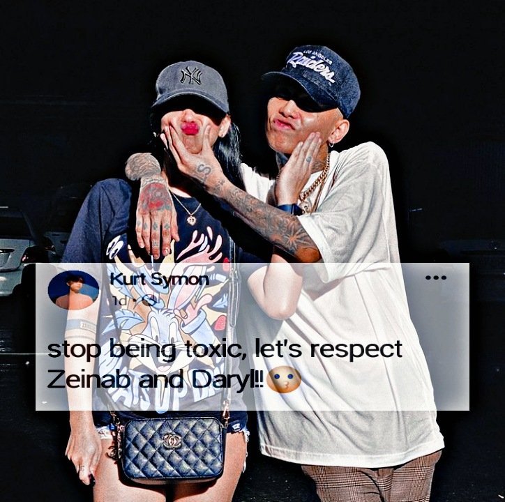 clsdaccount15's tweet photo. STOP BEING TOXIC LET'S RESPECT ZEINAB AND DARYL💛 https://t.co/wnRL1KAic7