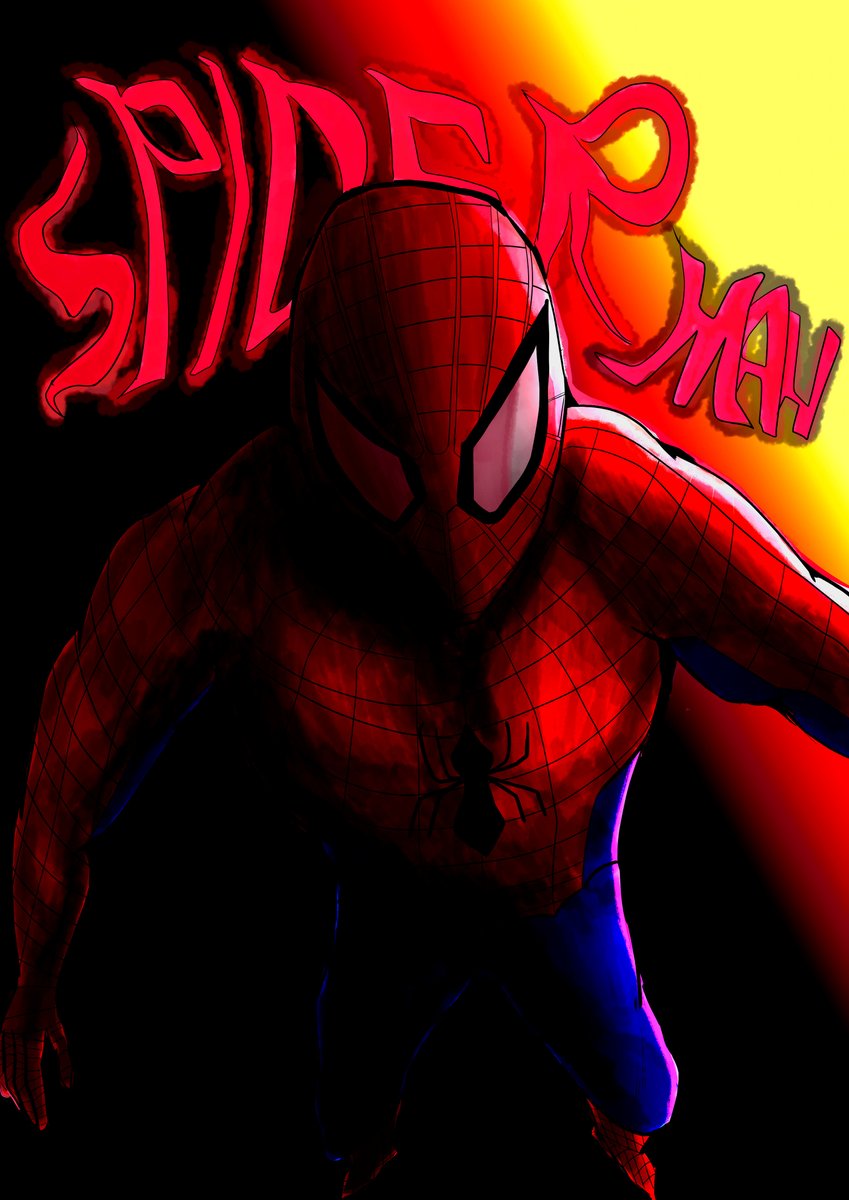 蜘蛛
#スパイダーマン
#SpiderMan 
#イラスト 