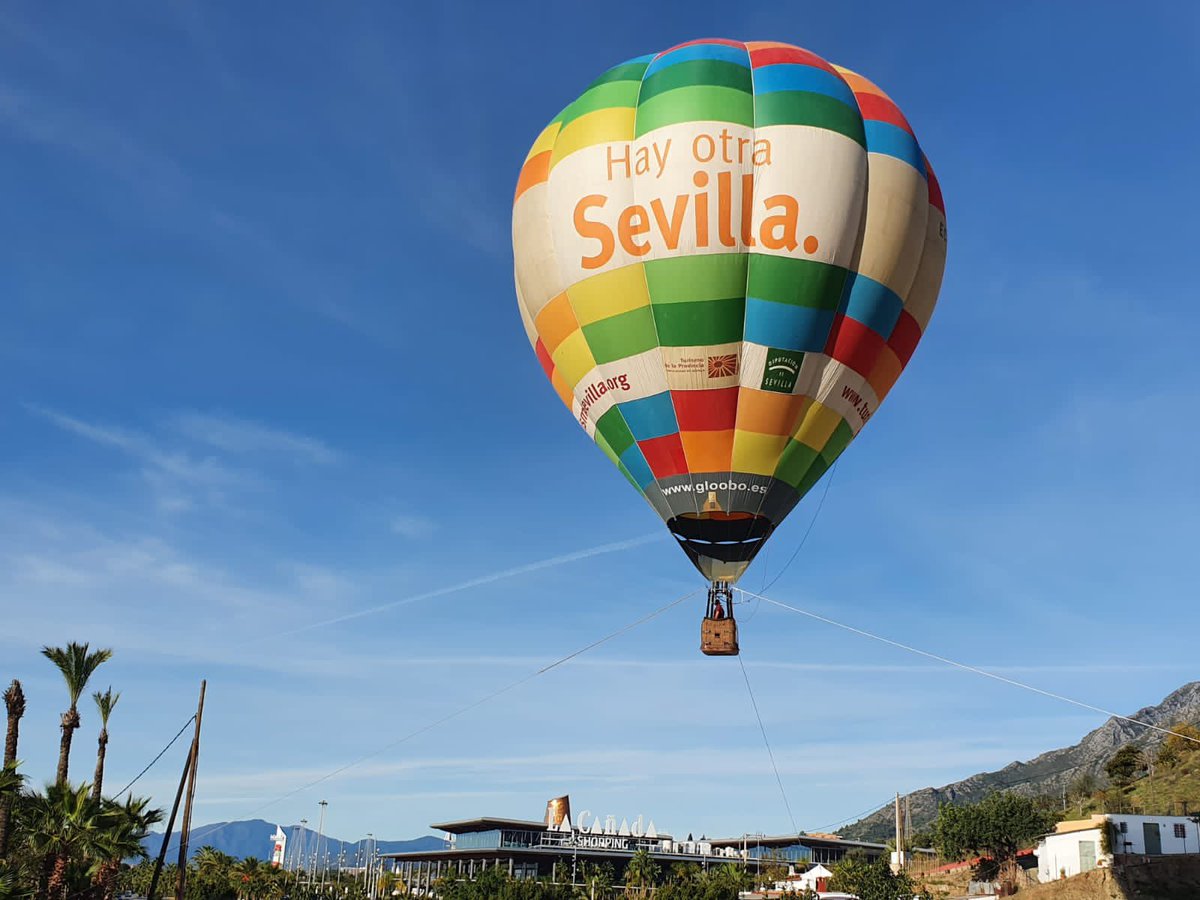 Sevilla_Turismo's tweet photo. Hoy, el globo d #turismoprovinciasevilla estará en el CC La Cañada d #Marbella Ven a acompañarnos y a descubrir todo el #TurismoActivoSeguro que la #ProvinciaSevilla te ofrece #disfrutarasseguro @DIPUSEVI @prodetur @paseos_en_globo https://t.co/6bmdZeLh13