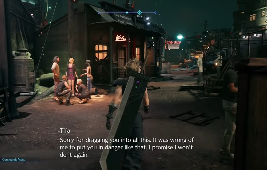Tifa's such a caring person 