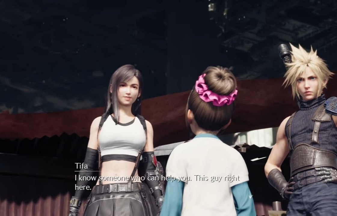 Tifa's such a caring person 