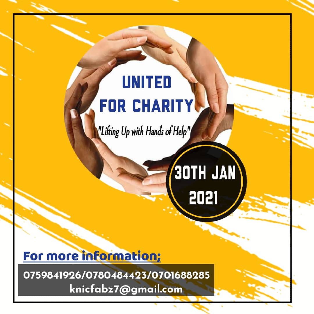 NicholasKato23's tweet photo. 25th January this year I held #UnitedForCharity with support from Mr &amp; Miss UniK foundation at #GeorginaFoundation in Bwebajja it was amazing  giving back so its happening again on 30th January, 2021with a theme #LiftingUpwithHandsofHelp.
#UnitedForCharity https://t.co/fp2f9wQerj