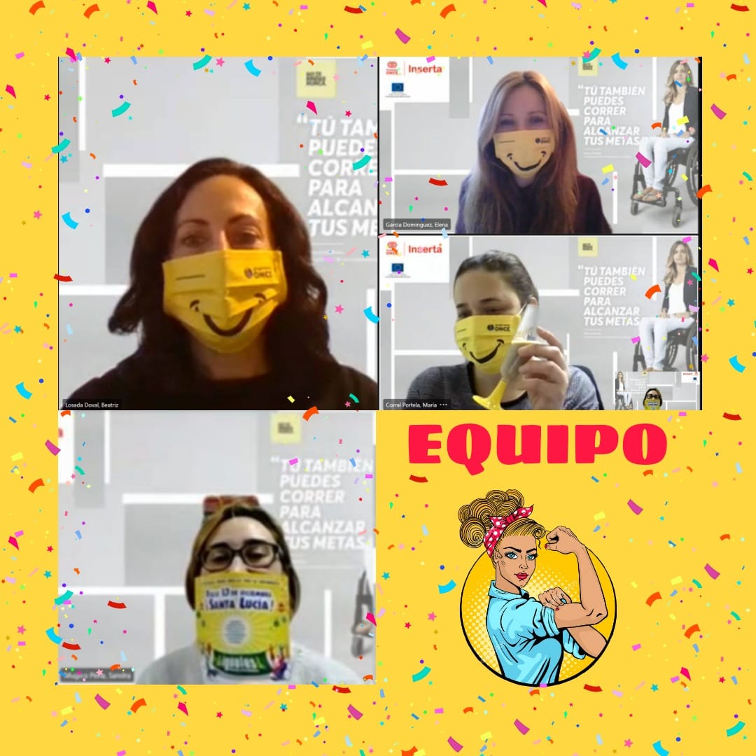 Sandramujico's tweet photo. Equipazo!! #InsertaEmpleo
#LaIlusionPuedeConTodo
#SantaLucía https://t.co/MMuhU70p6e
