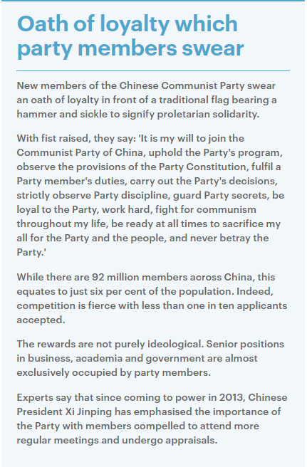 3. Consulates"Among them is a senior official at the British Consulate in Shanghai. Its headquarters is also home to intelligence officers from the UK security services.The official describes their role as supporting ministers and officials on visits to East China."