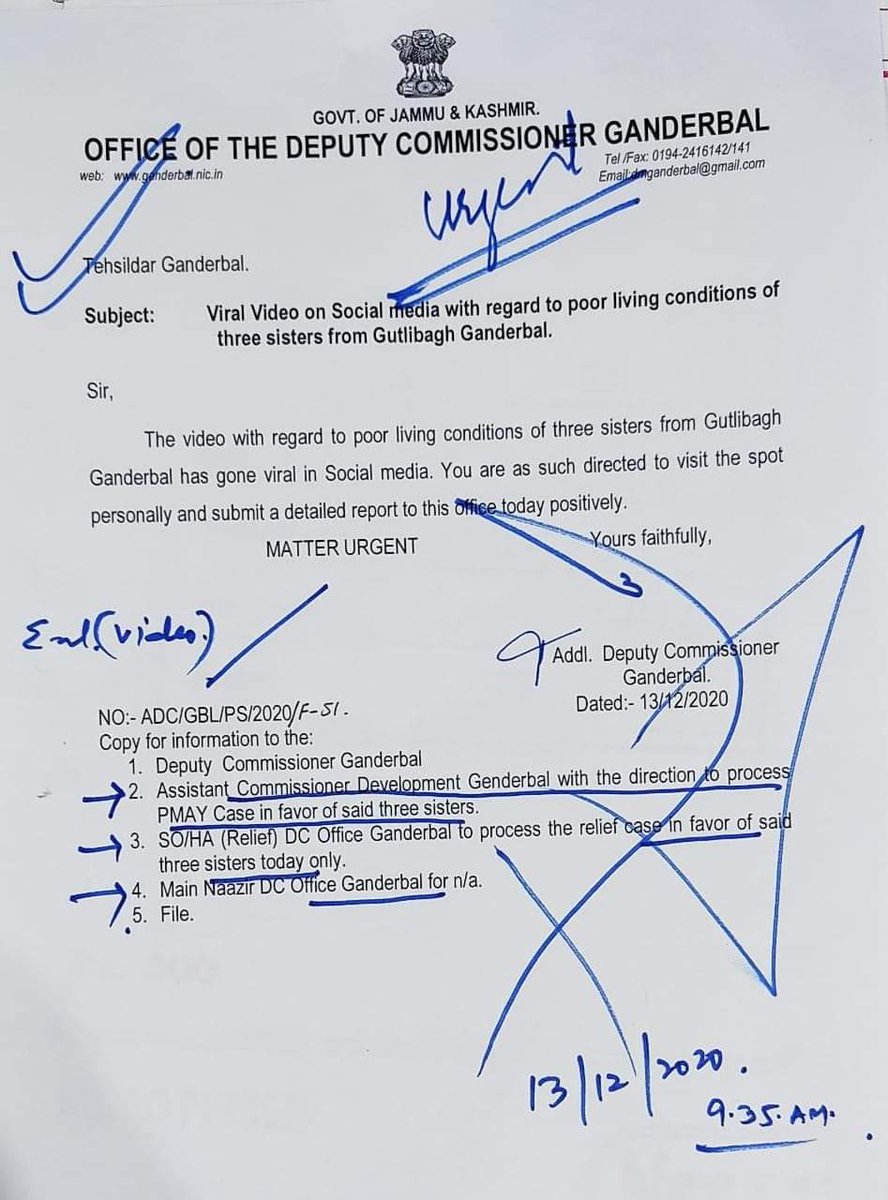 SyedAdil101's tweet photo. Good to see Ganderbal Adl. DC come forward and take the action urgently. Humble request to @shafqatiqbal_ please notify all people don't transfer any amount in the name of same persons with any third party accounts. Scammers taking advantage for this case. https://t.co/2bbZNE9wNu