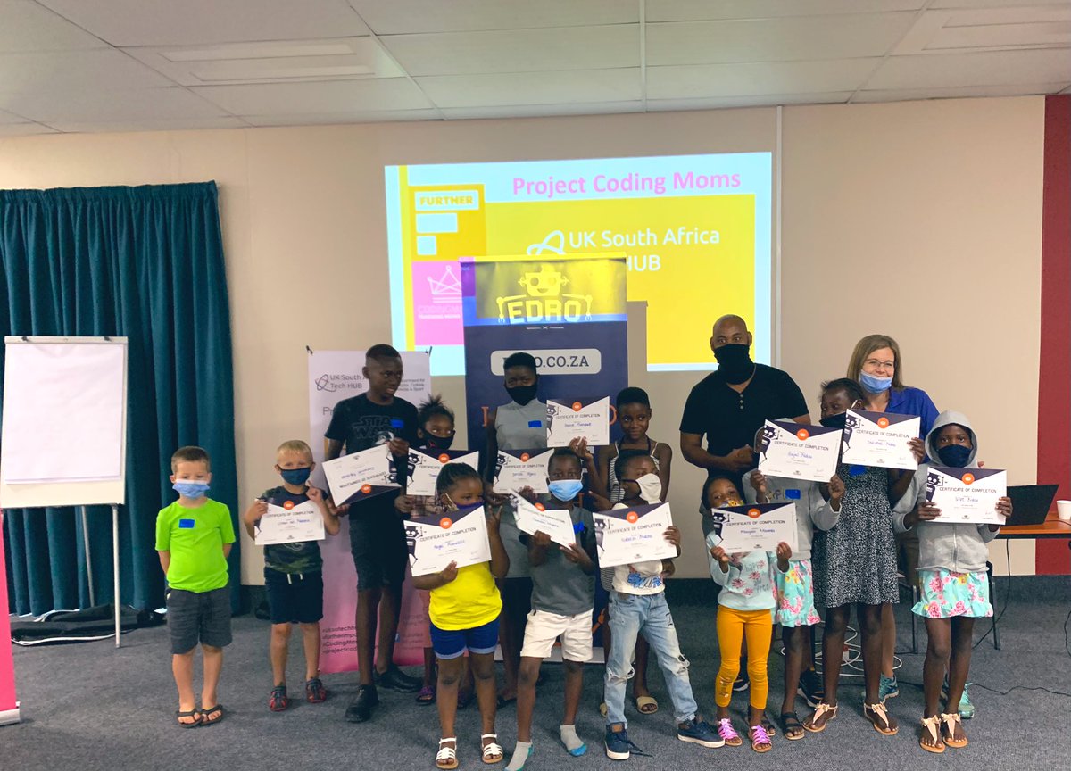 MamasCoding's tweet image. A big congratulations to the 8 ladies and 11 kids that graduated from #ProjectCodingMoms digital literacy yesterday!  @UKSATechHub @MamasCoding #Furtherimpact