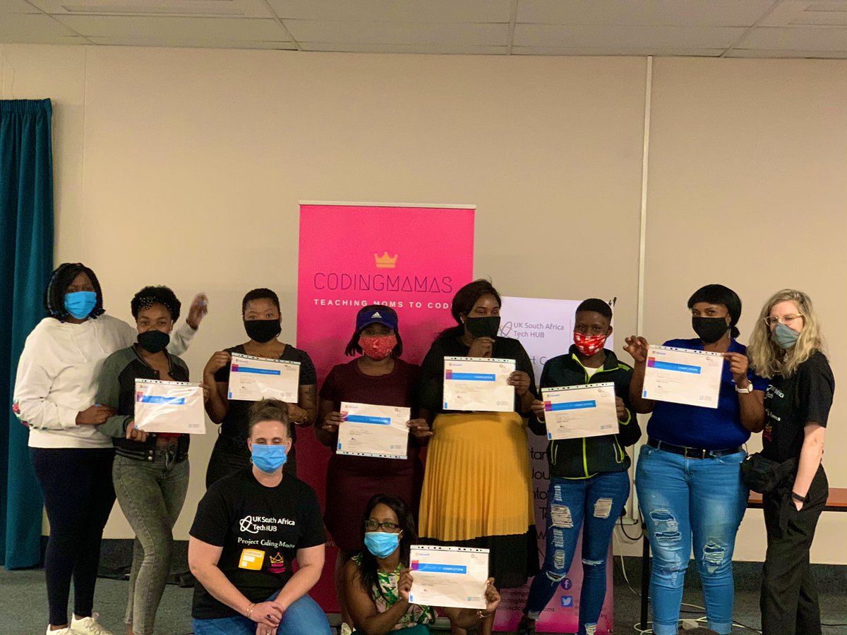 MamasCoding's tweet image. A big congratulations to the 8 ladies and 11 kids that graduated from #ProjectCodingMoms digital literacy yesterday!  @UKSATechHub @MamasCoding #Furtherimpact