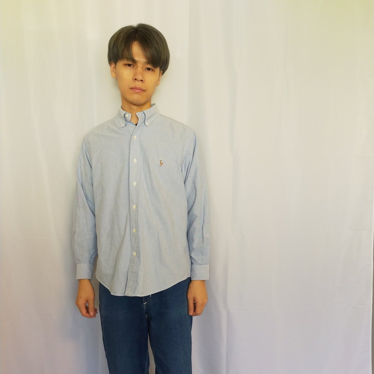 used_Kanade's tweet photo. 【着画紹介】
ラルフのシャツの着画です。

1.2枚目はモデル身長174cmだと少し小さかったので、参考までに！

price ¥2980ｰ https://t.co/E95u7JwX3L