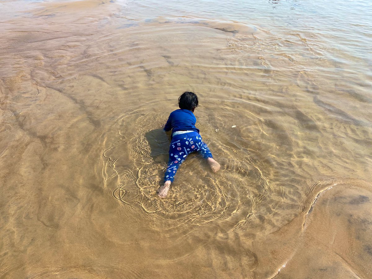 Few more pics from the the beach!! A small shallow water patch(only during this time of the day) is perfect for the kids to play safely in the water!!!  #EcoretreatOdisha  #Konark