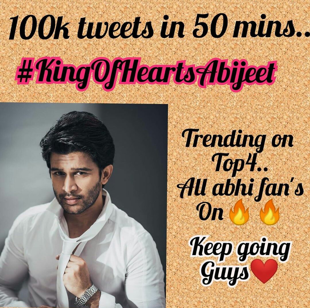 NaveenS36381088's tweet photo. #KingOfHeartsAbijeet go on....... https://t.co/zw2L1YKLcG