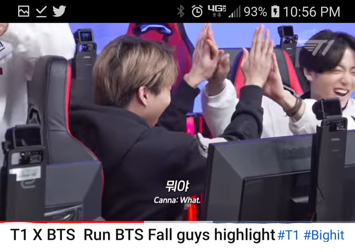 BTSxSouth_West's tweet photo. We have another fun highlight video from the #BTSxT1 Run with @T1 &amp; @BTS_twt playing Fall guys.😄~❇

Watch it here🔗:
https://t.co/PHUOxoqfpX

#BTS #방탄소년단 @bts_bighit #RunBTS https://t.co/IgGaLfpwGu