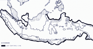 1/10 Today, 63 year ago, Prime Minister Indonesia, Mr. Djuanda, declared unilaterally the use of archipelagic baselines, for joining the outmost islands. The waters enclosed was then declared as internal waters (Deklarasi Djuanda 1957).