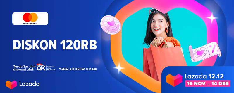 LazadaID's tweet photo. Belanja di GARBOLNAS pake kart Mastercard lebih hemat! Klik untuk info lebih lanjut: https://t.co/554HbfvSc8
#Lazada1212 #Garbolnas #LazadaID https://t.co/1iDlCYa8bX