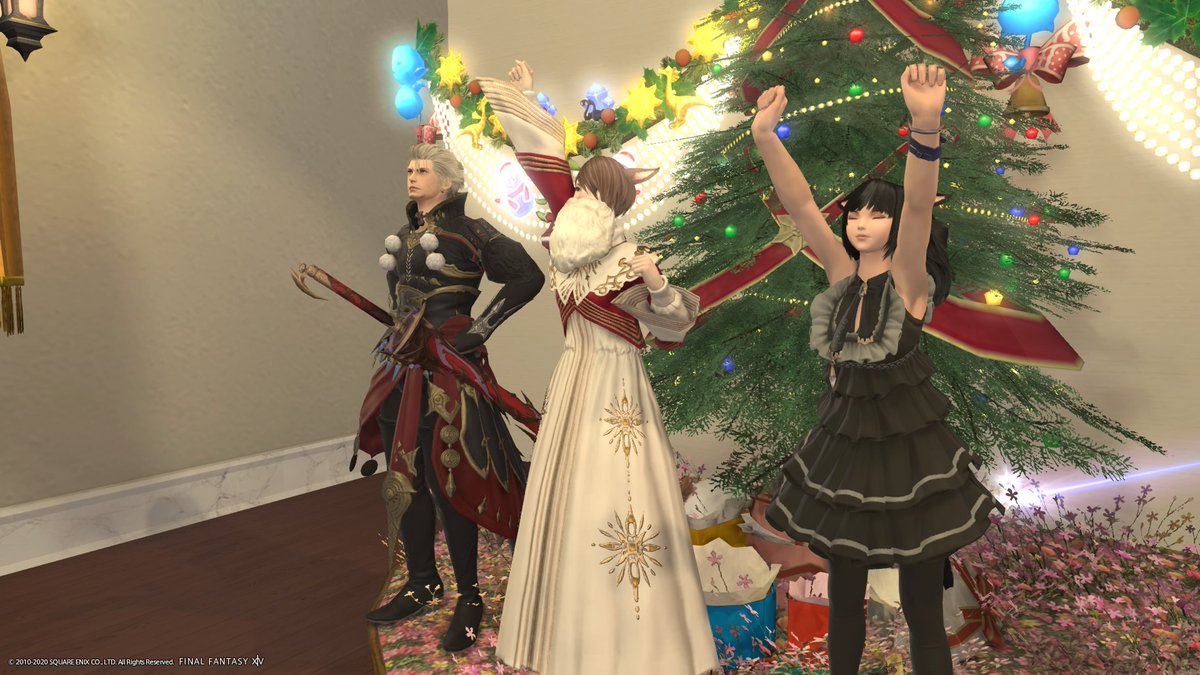 rine_valens's tweet photo. Grinn &amp; Vhel! #FFXIV #Starlight2020 #7LivesLeftCafe https://t.co/7ll2muMCu6